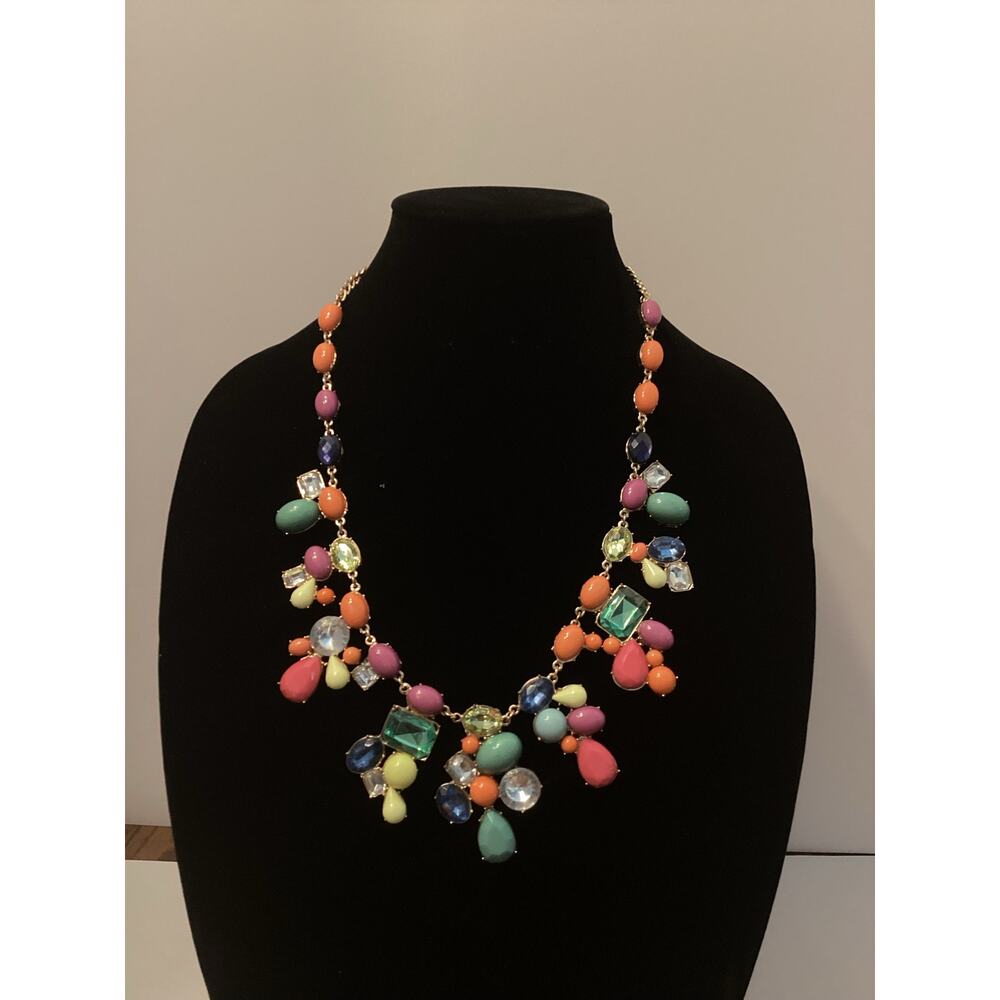 Simple Addiction Neon Candy Necklace with Gold Chain